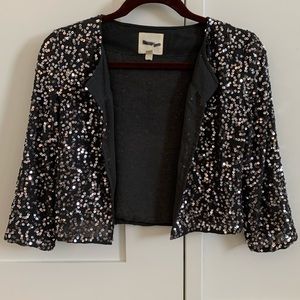 Silence & noise sequin cardigan